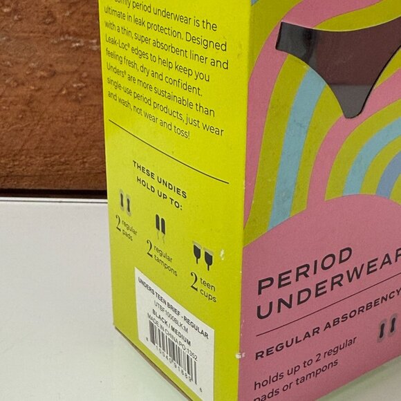 UnderTeen Proof Period Underwear Briefs M Leak Proof Teen Period Panties x3 - Picture 5 of 7